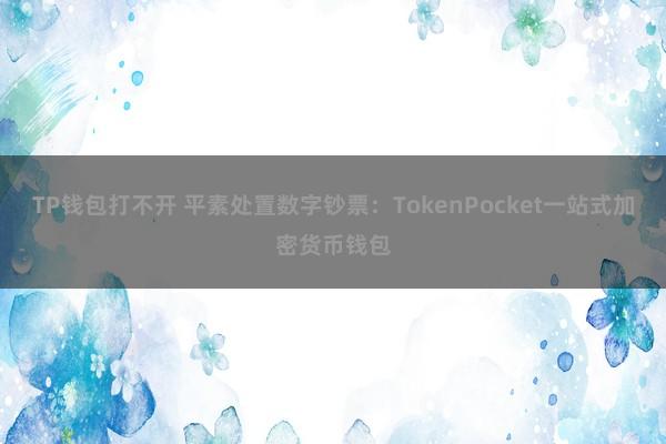 TP钱包打不开 平素处置数字钞票：TokenPocket一站式加密货币钱包